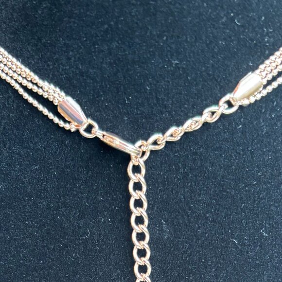 8 Other Reasons Everybody Has Reasons Rose Gold Tone Lariat Ball Chain Necklace - Picture 10 of 15